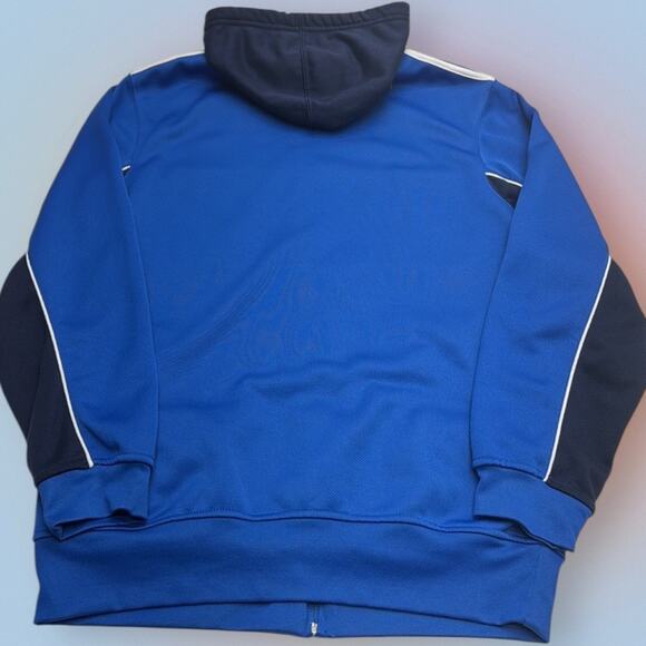 OKC THUNDER Men’s Medium Blue Full Zip Hooded Sweatshirt - Picture 4 of 4